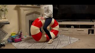 Breaking in my new swim ring