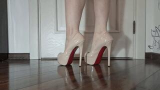 Dipping in Louboutin shoes