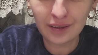 Anna Sparkle is having the worse smokers cough and cold