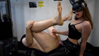 I know it’s your first time getting pegged I will be extra gentle with you