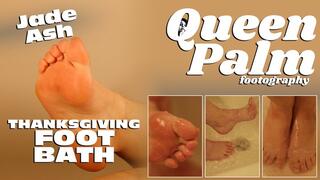 Thanksgiving Foot Bath Featuring Jade Ash
