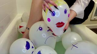 Ballon family vs evil lady