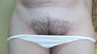 Hairy pussy closeup