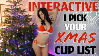 Interactive - I Pick Your Xmas Clip List