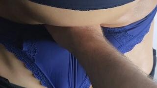 Oiling the belly and having much fun