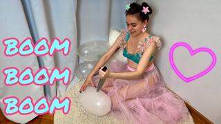 SHOVED THEIR COCKS INTO A CONDOM AND PUMPED THEM WITH SMOKE THROUGH HER MOUTH 1080