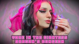 Vore in the Giantess Dragon’s Dungeon