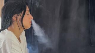 SMOKING LOVE- DAY SHOOT NOSE EXHALES