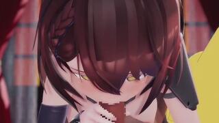 cute short haired girl having sex 3d hentai part1