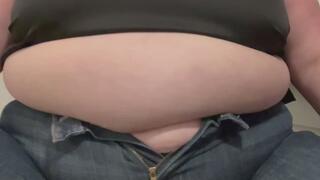 Getting my fat belly in and out of pants