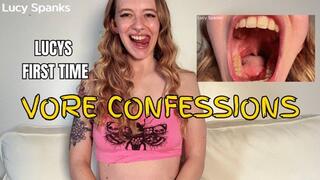 Lucys First Taste of VORE Confessional Mouth and Digestion