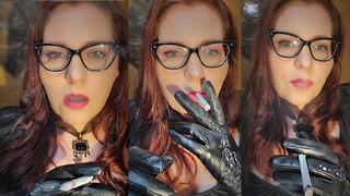 Ashtray play, snap inhales and gloves