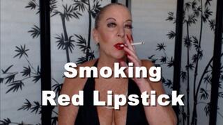 Smoking 120 Cigarette Red Lipstick (MOV)