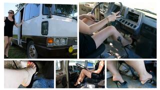 REVVING PREMIERE: Emily crushed with hard redlining tuned Toyota bus