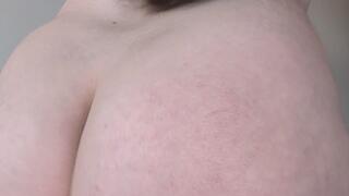 Standing naked ass shaking