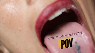 Domination vore giantess pov