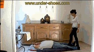 Miss Diana extreme facebusting and extreme boots trample ( EXTREME BRUTAL)