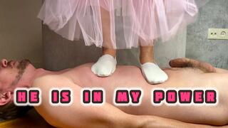 SLAVE GETS HIT ON BODY AND BALLS, I WILL HUMILIATE HIS COCK 4K