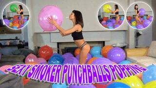 SEXY SMOKER PUNCHBALLS POPPING