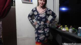 Catching you stealing my panties! Blackmails you! 4k