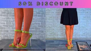 Busting The Cum From His Balls Under My Strappy Metal Heels 2 - Ultimate Cam