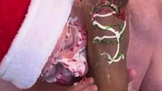 Holiday Foot Licking