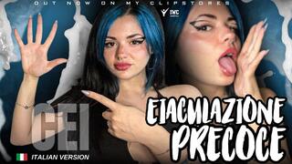 PREMATURE EJACULATION CEI ita