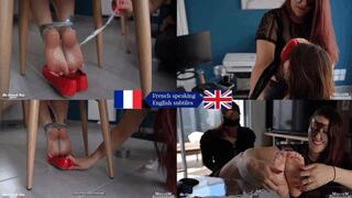 Punishing tickles - the sensual torment of the stinking secretary 1080p - TICKLING - FOOT TICKLING - SMELL FETISH - FOOT SMELLING - DOMINATION