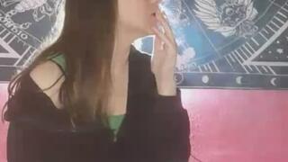 SMOKING YULIANA LEGS ON TOP OF LEGS