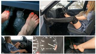 PREMIERE: EMILY AFTER PAJAMAS PARTY REVS HARD SOMEBODY'S CAR