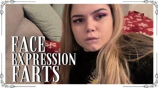 Farting Beauty Face Expressions