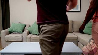 Peyton Fucks her Stepdad and his Friend