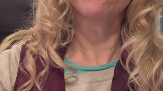 Watch me eat an everything bagel with cream cheese