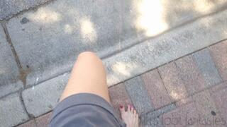 Fifi the MILF driving a group to band practice, barefoot and running late then the car won't start and keeps cranking replay