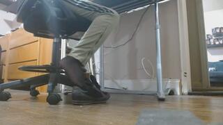 Sexy Black Nylons and Feet