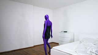 Purple Zentai Girl