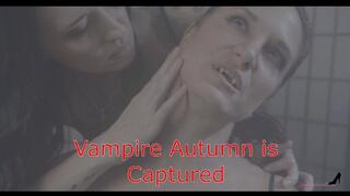 Vampire Autumn Bodell is Captured By Kristy Lee - Vampire Hunter Gives Throat Play With Neck Licking and Neck Biting But Gets Vampire Biting 4K