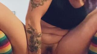 Sock slut for an orgasm