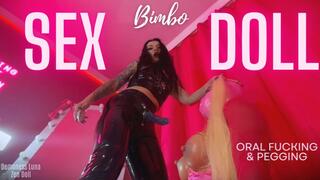 Femdom Christmas: Bimbo Robot Sex Doll Fun