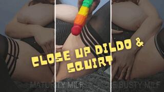 Close up Dildo and Squirt 1080p