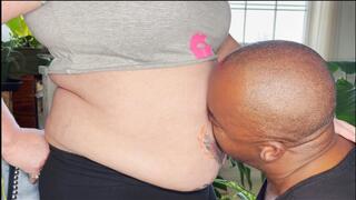 Interrupting her Housework - Husband worships Phoenix Stacy’s Belly