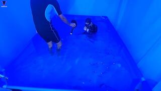 BTS Horror underwater black out bondage Sattira