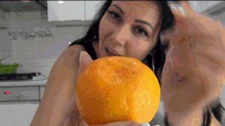 I swallow large slices of tangerine 2a