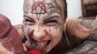 I CHEW THE CUM OUT OF YOUR BALLS