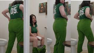 SWEET PEA TAKES A PEE WEIGHS IN AND MORE