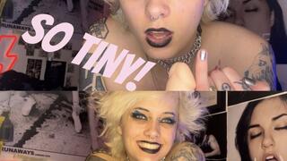 IS THAT IT? tinder date laughs at your cock size small penis humiliation domination laughing embarrassing sph gothic tattoos piercings