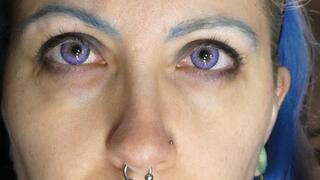 Staring Into Purple Eyes