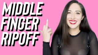 Middle Finger Ripoff - Goddess Venus - Findom