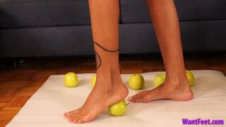 Dominant Apple Crush - Foot Domination - HD MP4