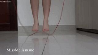 Miss Melissa's Strong Feet Skipping Rope Barefoot -720p